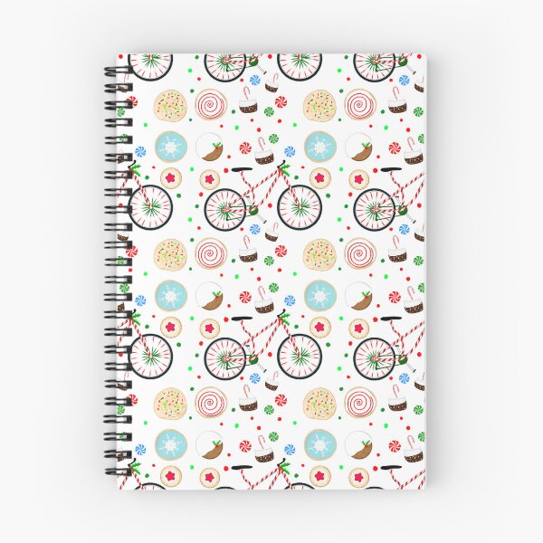 Item preview, Candy Cane Bicycle with Christmas Treats  designed and sold by daphsam.