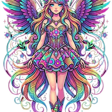 Artwork thumbnail, Flower Fairy by PP&RAINBOW SHOP