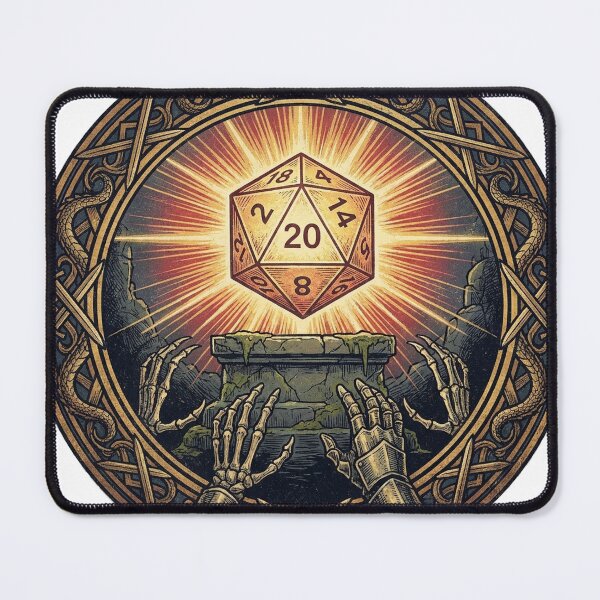 Item preview, d20 Sacred Altar Tabletop RPG Fantasy Shirt designed and sold by FoxglovePress.