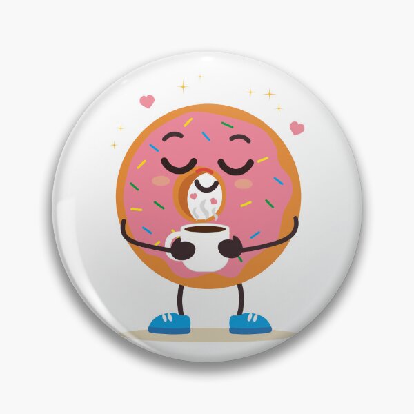 Item preview, Relaxing Donut Holding Coffee Mug designed and sold by BetweenForms.