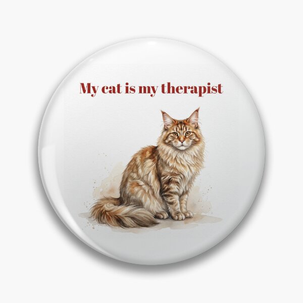 Item preview, My Cat Is My Therapist Funny Cat Mom Mug Cat Lover Gift designed and sold by PetInkCo.