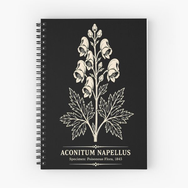 Item preview, Monkshood (Aconitum Napellus) - Poisonous Botanical Specimen - Dark Academia designed and sold by nbg2012.