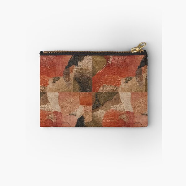 Item preview, Rustic Stitched Textile Collage Pattern designed and sold by frumixart.