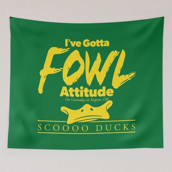 Item preview, I've Gotta Fowl Attitude - Duck Inspired Spirit Wear - Yellow designed and sold by G2Creative.
