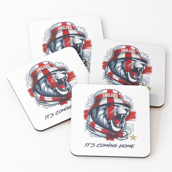 Item preview, England Football Fan Cartoon Sticker | Three Lions Supporter designed and sold by aminesez22.