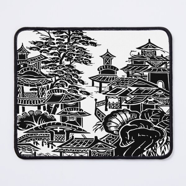 Item preview, CHINESE VILLAGE. BLACK PRINT. designed and sold by 5hertz.