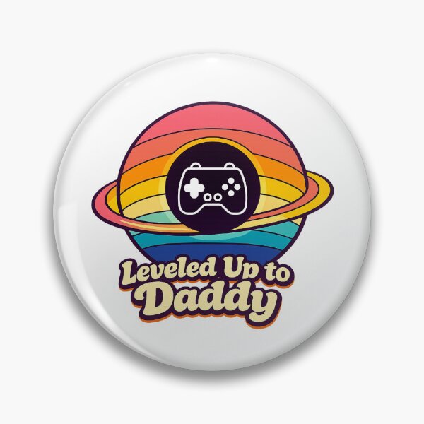 Item preview, Leveled Up to Daddy – Father’s Day  designed and sold by LuveraxArt.