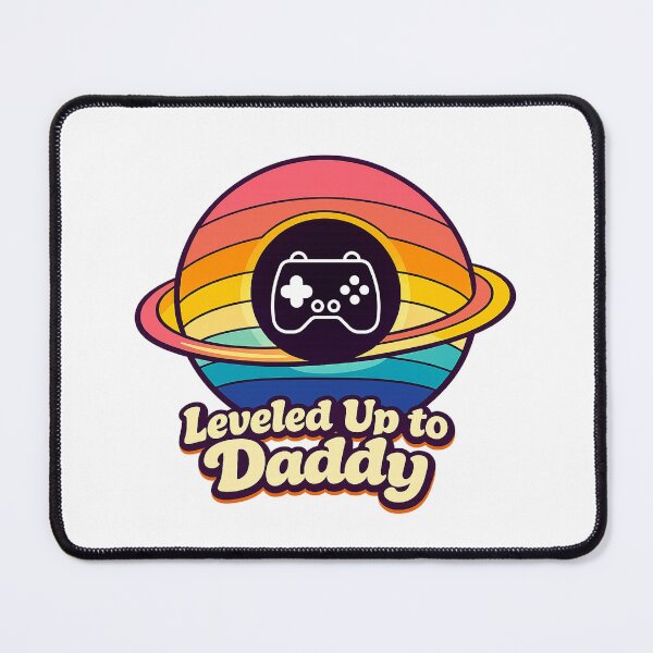 Item preview, Leveled Up to Daddy – Father’s Day  designed and sold by LuveraxArt.