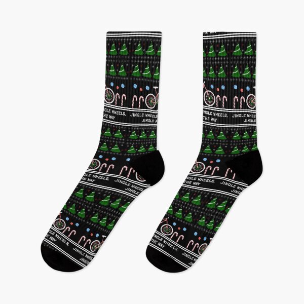Item preview, Christmas Candy Cane Cycling designed and sold by daphsam.