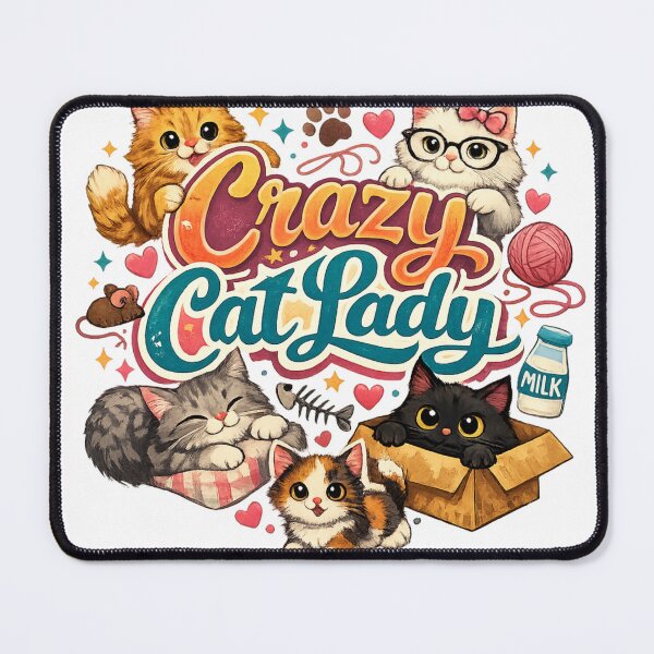 Item preview, Crazy Cat  Lady  designed and sold by Tee Visions.