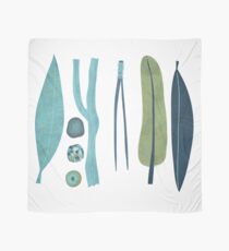 Sticks and Stones Illustration Scarf