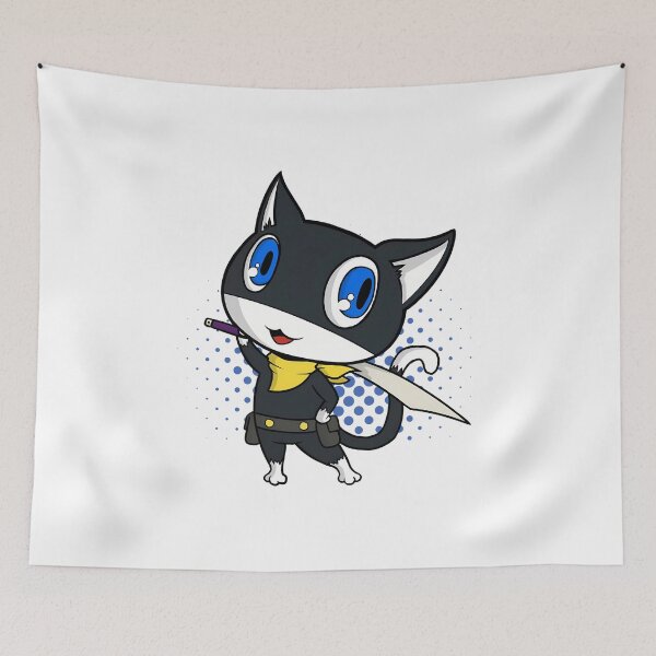 Item preview, Cute Anime Phantom Cat Mascot Design designed and sold by lamiarte.