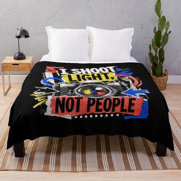 Item preview, I Shoot Light Not People Photographer T-Shirt designed and sold by moxivra.