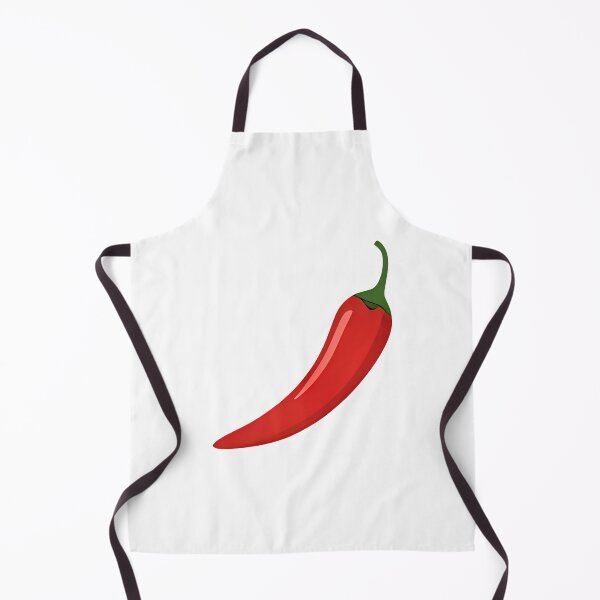 Item preview, Red pepper sticker illustration for hot chili spicy food ingredient fresh vegetable organic agriculture cooking recipe asian cuisine menu layout and grocery market graphic decoration designed and sold by littleluckystuf.