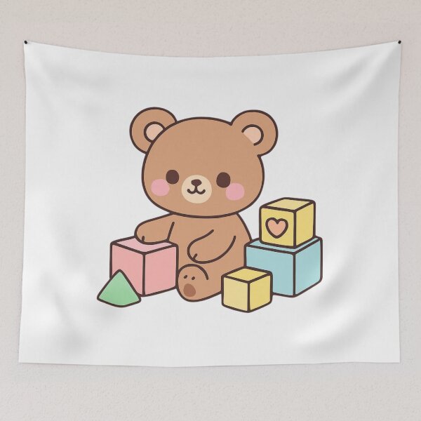 Item preview, Building My Future Bear - Positive Growth Sticker designed and sold by foryouandyours.