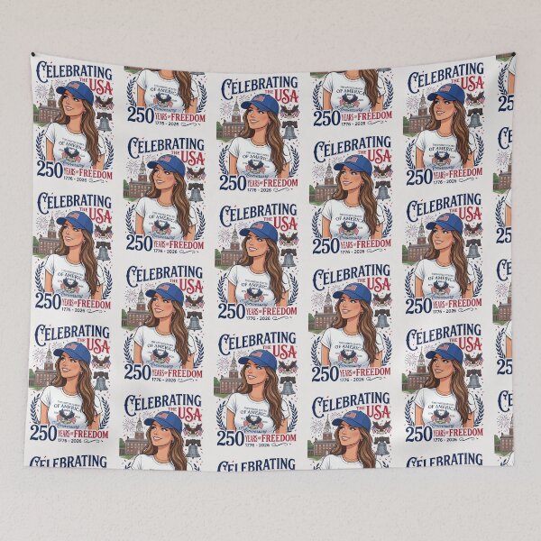 Item preview, Celebrating the USA. 250 years of Freedom designed and sold by  ViralVisionsCreating .