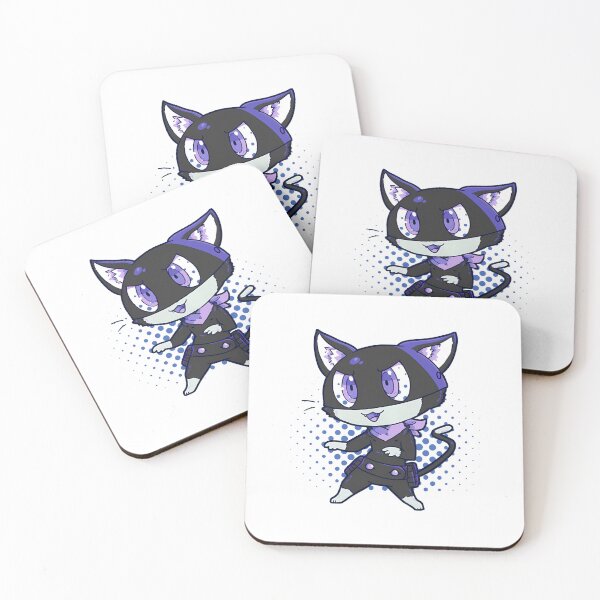 Item preview, Cute Anime Phantom Cat Mascot Design designed and sold by lamiarte.
