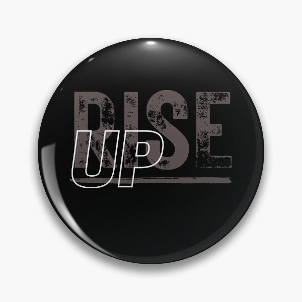 Item preview, Rise Up – Distressed Motivational Typography Design designed and sold by Stillpath Co..