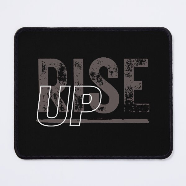 Item preview, Rise Up – Distressed Motivational Typography Design designed and sold by Stillpath Co..