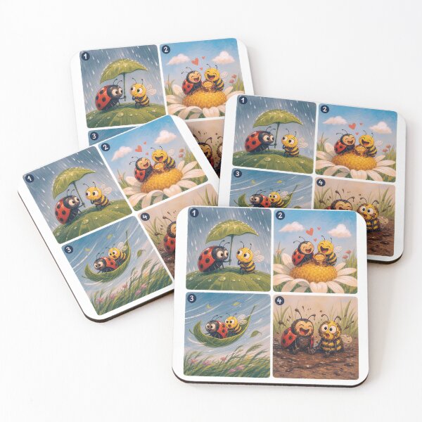 Item preview, Ladybug and Bee: A Beautiful Friendship designed and sold by JaN44Fotografia.