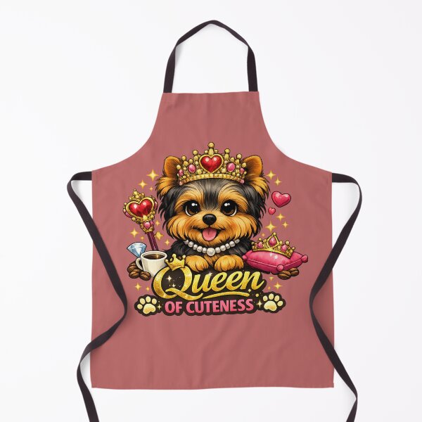 Item preview, Yorkie Queen – Queen of Cuteness Dog Lover Design designed and sold by Yorkie Magic Studio .