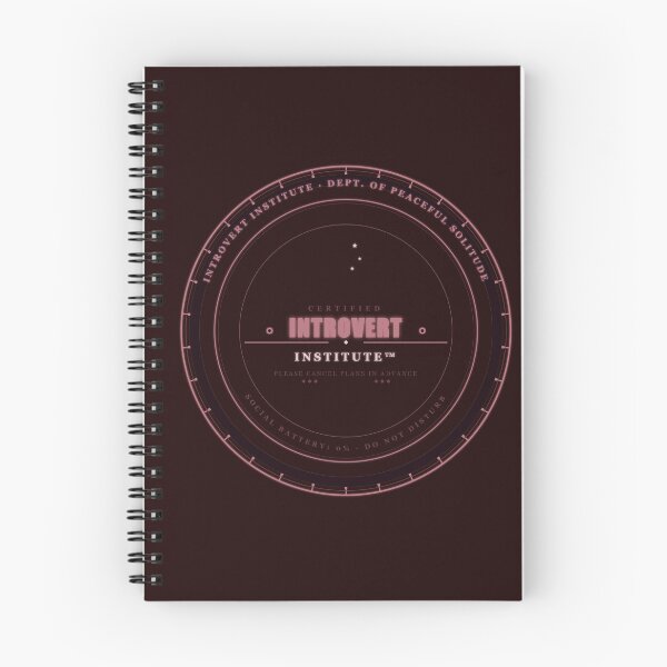 Item preview, Certified Introvert Institute Badge – Funny Introvert Gift, Please Cancel Plans, Social Battery 0% designed and sold by Mega-Shopping.