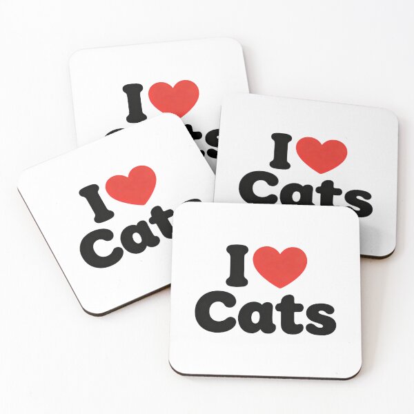 Item preview, I ❤️ Cats  designed and sold by Tee Visions.