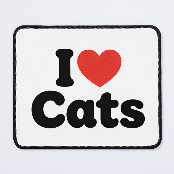 Item preview, I ❤️ Cats designed and sold by Tee Visions.