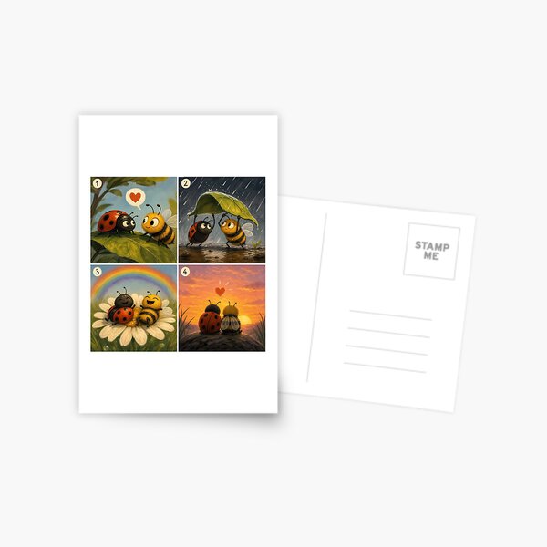 Item preview, Ladybug and Bee: A Sweet First Moment designed and sold by JaN44Fotografia.
