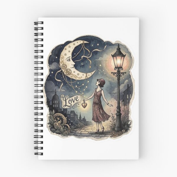 Item preview, Love Beneath the Moonlamp designed and sold by Candlelit Catastrophes.