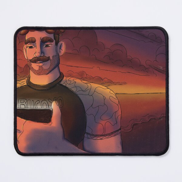 Item preview, Retro Sailor at Sunset: Vintage Nautical Comic Character Art designed and sold by benja-08.