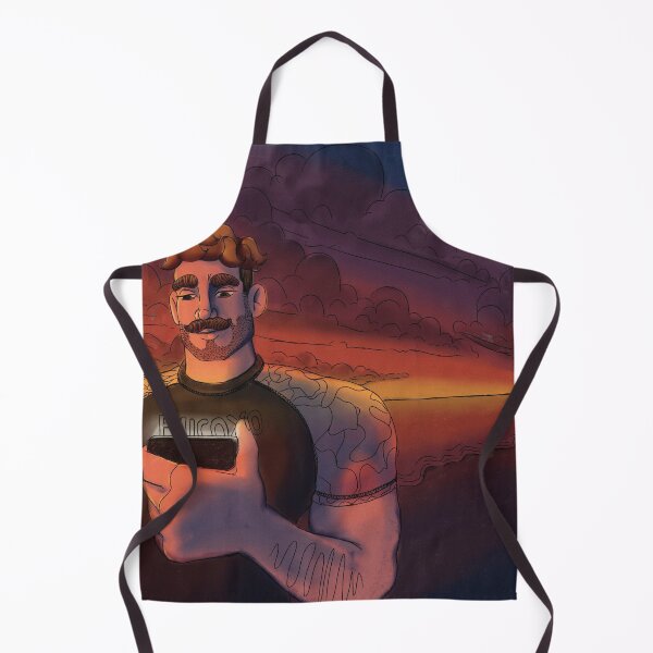 Item preview, Retro Sailor at Sunset: Vintage Nautical Comic Character Art designed and sold by benja-08.
