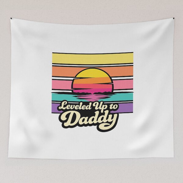 Item preview, Leveled Up to Daddy – Father’s Day  designed and sold by LuveraxArt.