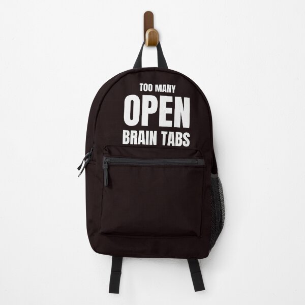 Item preview, Too Many Open Brain Tabs – Funny Overthinking Quote designed and sold by ArtPer-design.