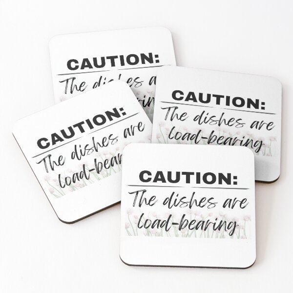 Item preview, CAUTION The Dishes Are Load-Bearing designed and sold by Ariadne-Creates.