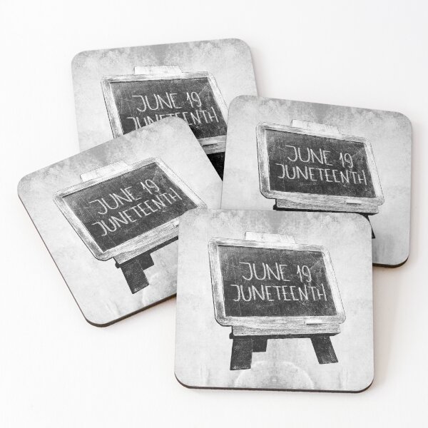 Item preview, June 19 Juneteenth Chalkboard Sign Freedom Day Art designed and sold by Ghoul Enterprises.