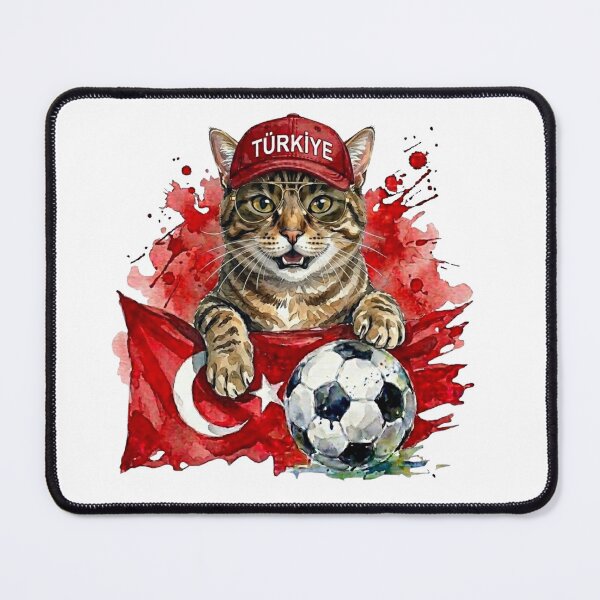 Item preview, Tabby cat World Cup Türkiye Turkey Suppawter designed and sold by The Suppawters.