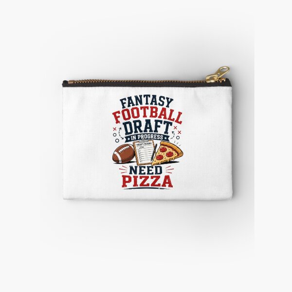 Item preview, Fantasy Football Draft in Progress Need Pizza Funny Football Draft Party Design designed and sold by Verycutethings.