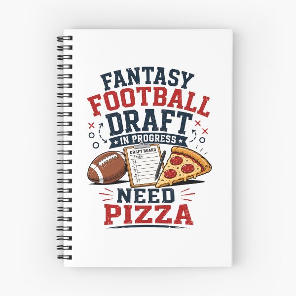 Item preview, Fantasy Football Draft in Progress Need Pizza Funny Football Draft Party Design designed and sold by Verycutethings.