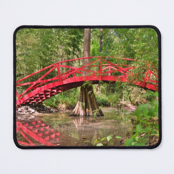 Item preview, Little Red Bridge At Magnolia Plantation Gardens  designed and sold by LisaWootenPhoto.