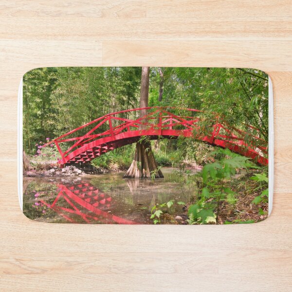 Item preview, Little Red Bridge At Magnolia Plantation Gardens  designed and sold by LisaWootenPhoto.
