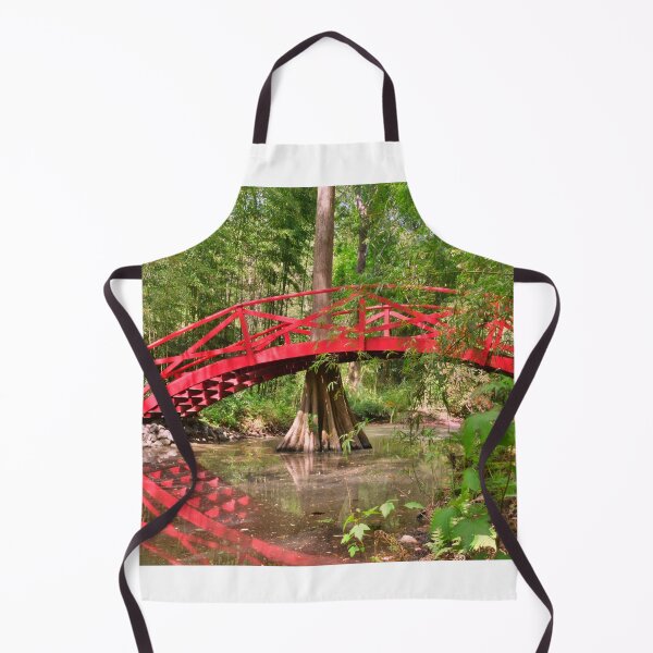 Item preview, Little Red Bridge At Magnolia Plantation Gardens designed and sold by LisaWootenPhoto.