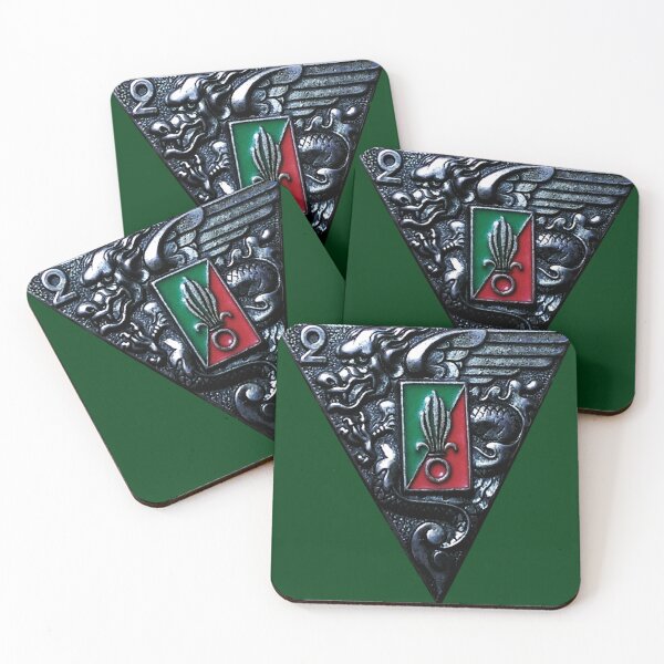 Item preview, 2e REP French Foreign Legion, 2nd Parachute Regiment Badge designed and sold by Larry Oates.
