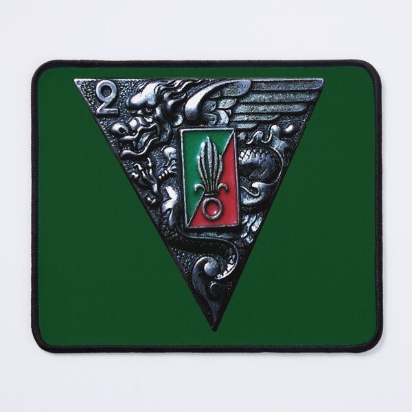 Item preview, 2e REP French Foreign Legion, 2nd Parachute Regiment Badge designed and sold by Larry Oates.