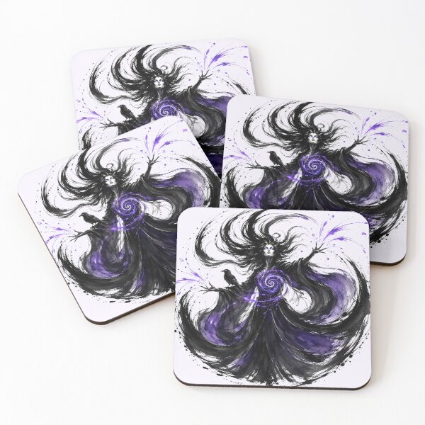 Item preview, Storm Witch -- Ink and Violet, Mistress of Ravens designed and sold by Raes-Runaways.