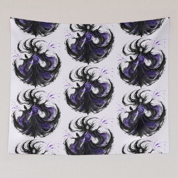 Item preview, Storm Witch -- Ink and Violet, Mistress of Ravens designed and sold by Raes-Runaways.