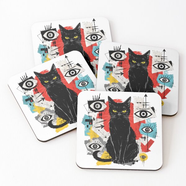Item preview, Black Cat Eyes Graphic T-Shirt designed and sold by moxivra.