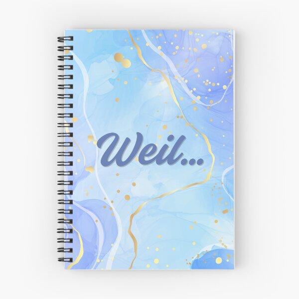 Item preview, La palabra "Porque" sobre un fondo azul designed and sold by Mathe mit Anna.