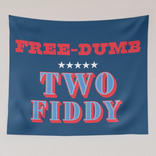 Item preview, Free Dumb Two Fiddy – Funny 4th of July Shirt | Patriotic USA 250 Design designed and sold by KerlZ.