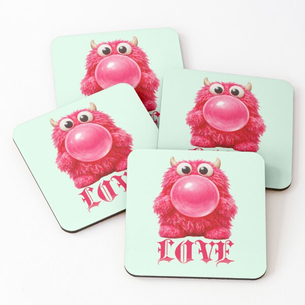 Item preview, Pink LOVE Cartoon t shirt and sticker item gift designed and sold by Love Gifts.